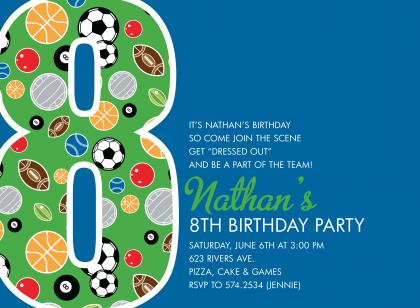 8Th Birthday Invitation Wording 9