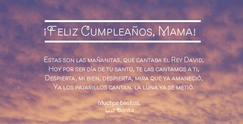 happy birthday mom cards in spanish