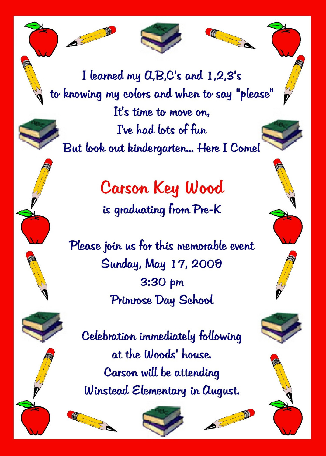 Quotes About Preschool Graduation. QuotesGram