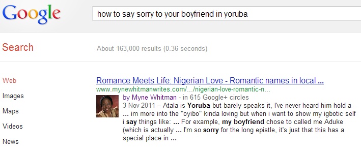 Pet boyfriend my yoruba for names Nigerian Love