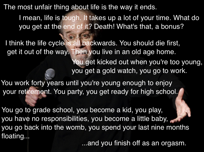 Aging George Carlin Quotes. QuotesGram