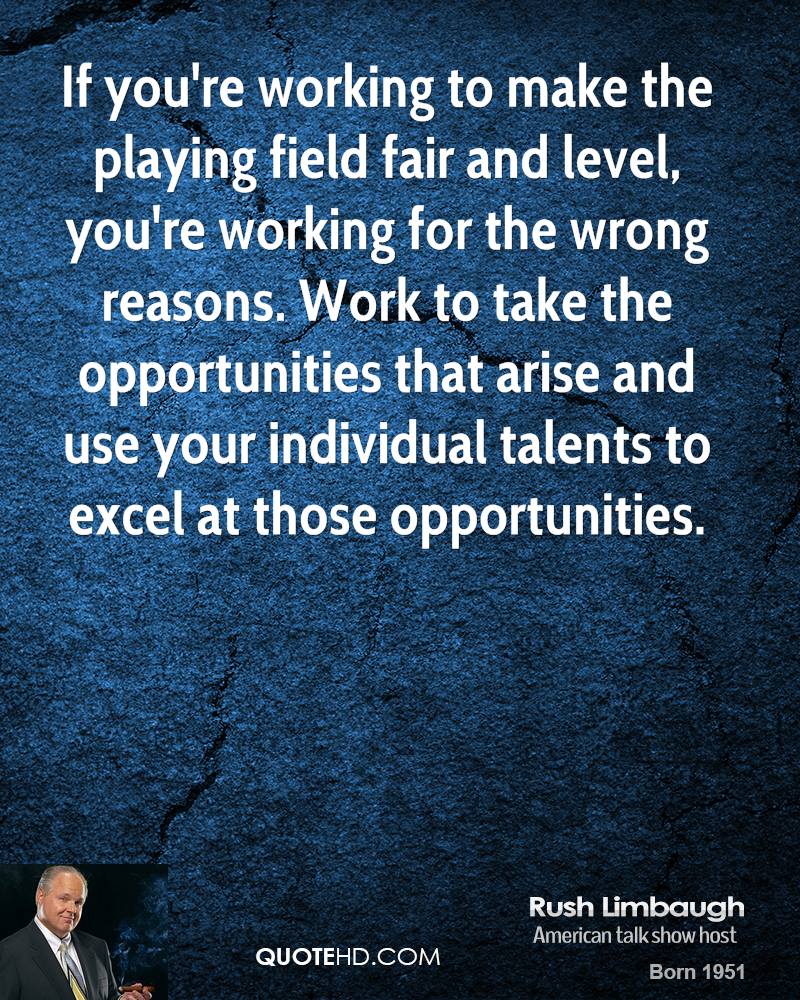 Level Playing Field Quotes. QuotesGram