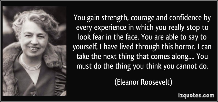 Eleanor Roosevelt Quotes Fear. QuotesGram