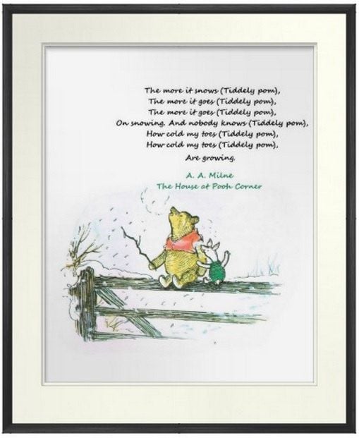Winnie Pooh Quotes Snow Quotesgram