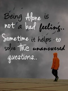 I Enjoy Being Alone Quotes. QuotesGram