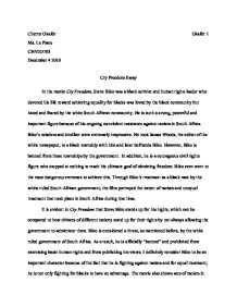 Реферат: Cry Freedom Essay Research Paper Cry Freedom