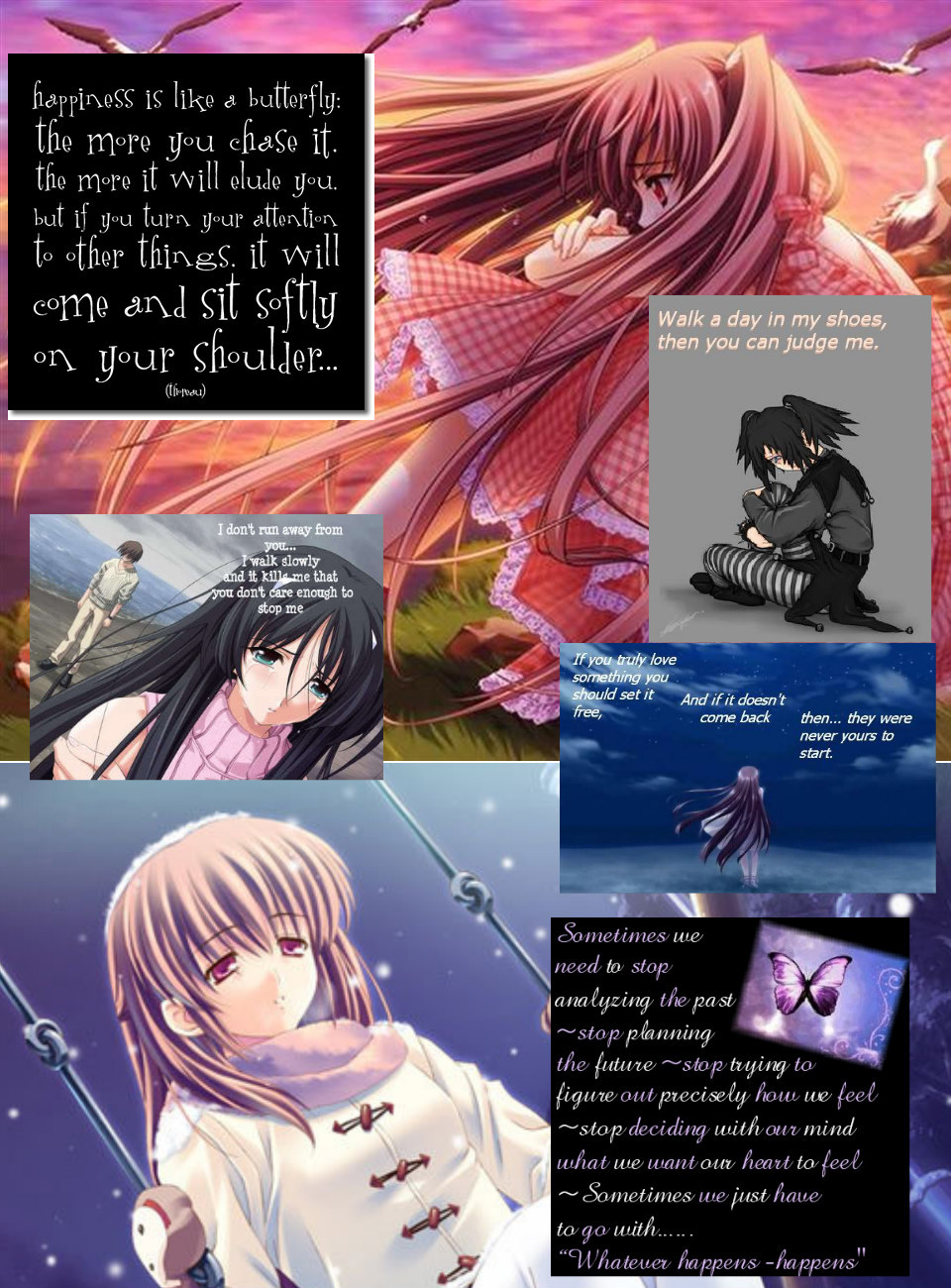 Anime Girl Sad Sayings gambar ke 17