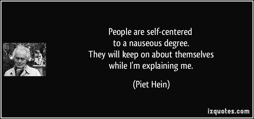 self absorbed people quotes