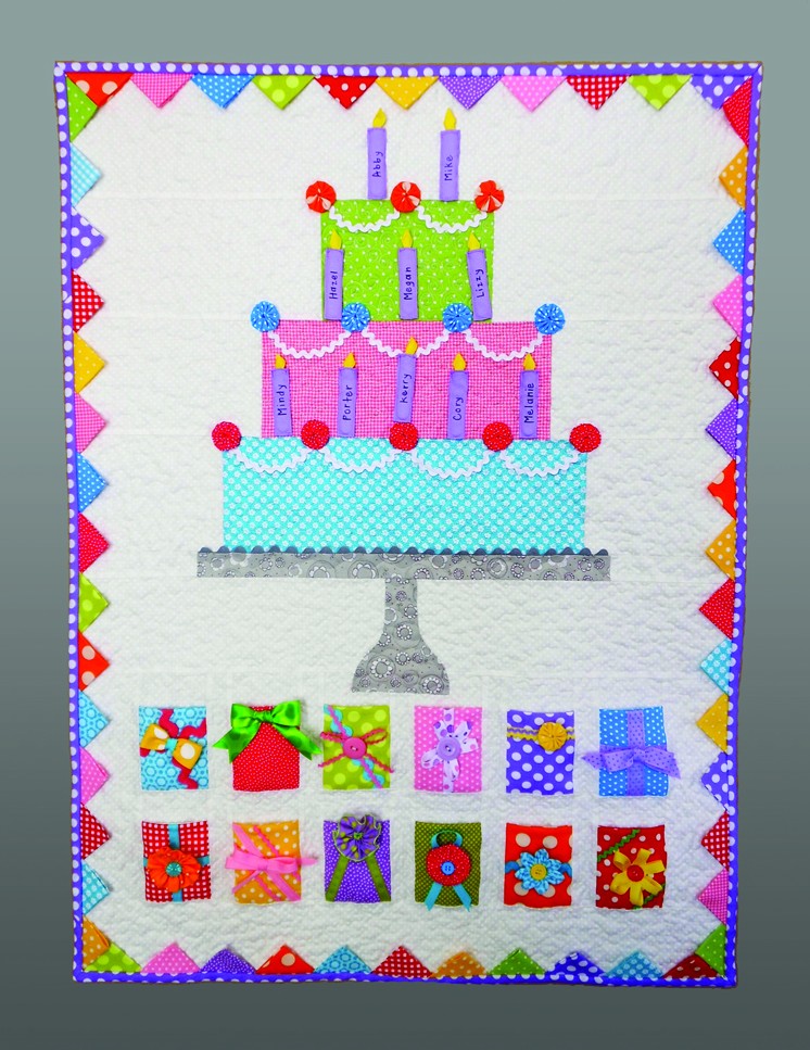 Awesome 44 Happy Birthday Quilt Card
