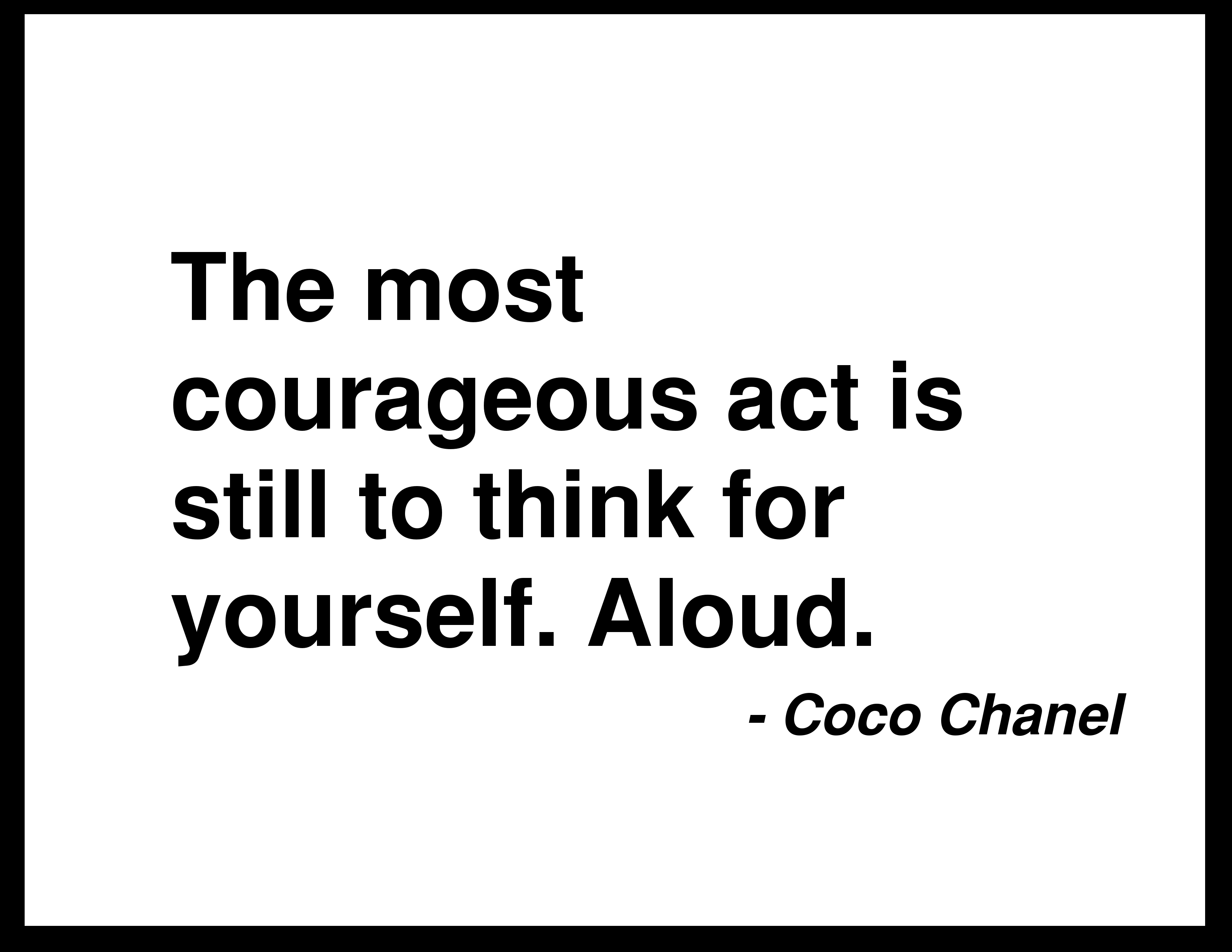 13 Rare Coco Chanel Quotes  Who What Wear