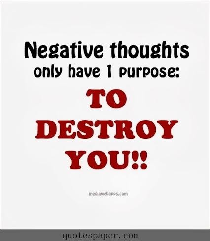 Inspirational Quotes About Negative Thoughts. QuotesGram