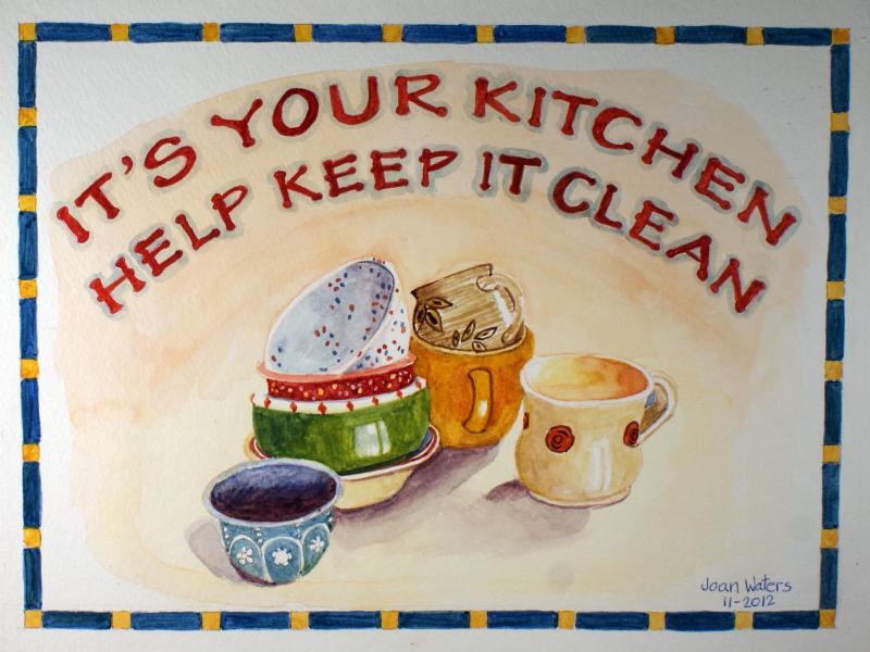 Keep The Kitchen Clean Quotes Quotesgram