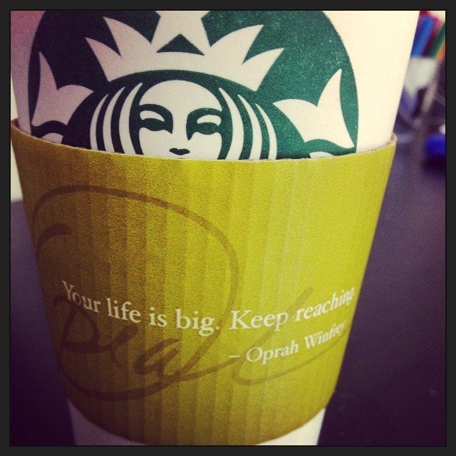 Starbucks Inspirational Quotes. QuotesGram