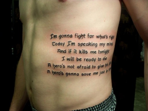 Rib Cage Tattoos For Men Quotes. QuotesGram