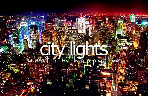 Quotes About City Lights Quotesgram