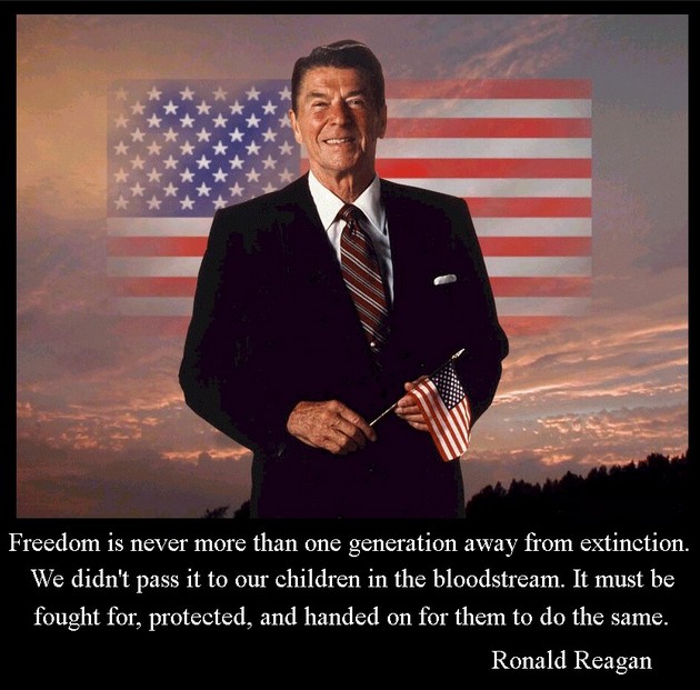 Ronald reagans inspirational veterans day prayer