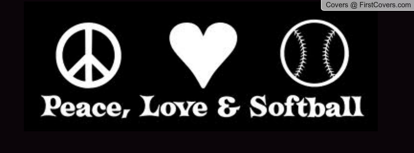 Free Free 175 Peace Love Softball Svg SVG PNG EPS DXF File