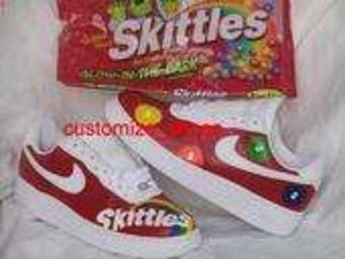 skittles air force ones