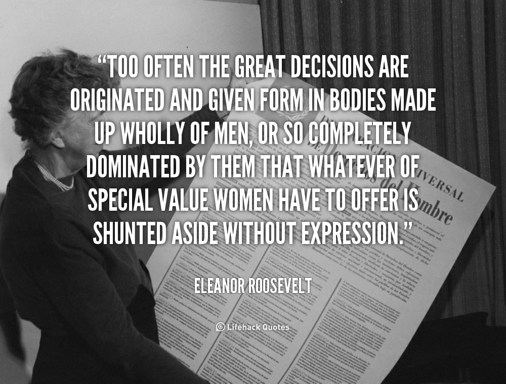 Eleanor Roosevelt Quotes About Women. QuotesGram