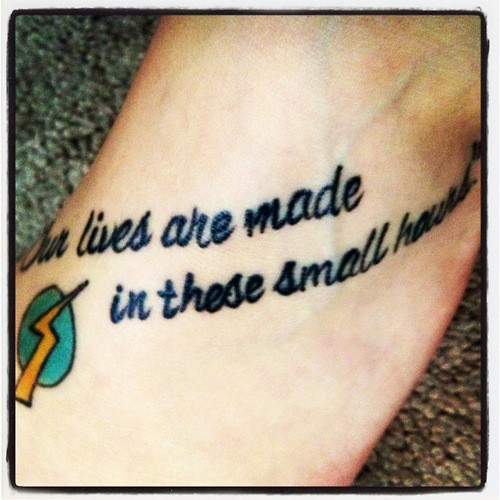 little mermaid quotes tattoo