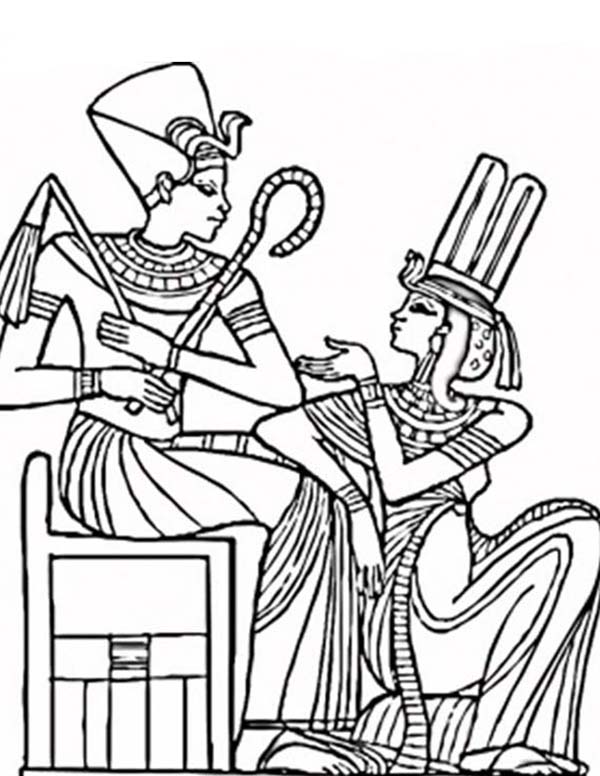 Egypt Coloring Pages Queen Egypt Coloring Pages Queen