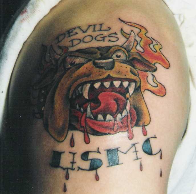 Devil Dog Josh C Acme tattoo Staunton Virginia  rtattoos