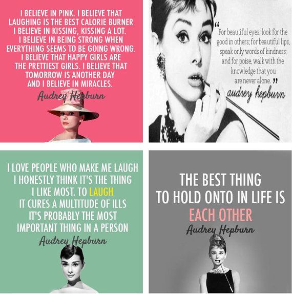 Quotes By Marilyn Monroe And Audrey Hepburn. QuotesGram