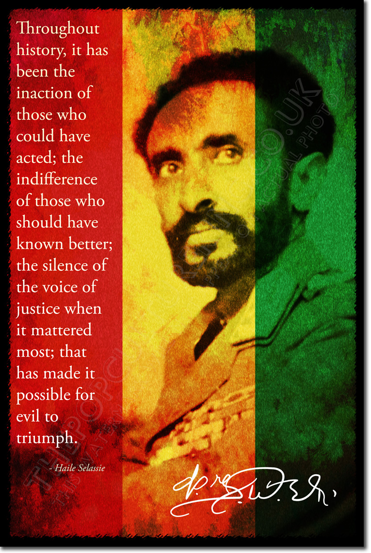 Haile Selassie Quotes Rasta Quotesgram