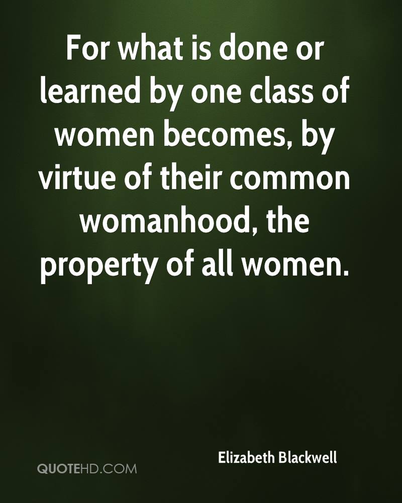 From Elizabeth Blackwell Quotes. QuotesGram