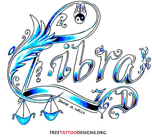 Libra Tattoo Ideas full of Balance and Beauty - Tattoo Glee