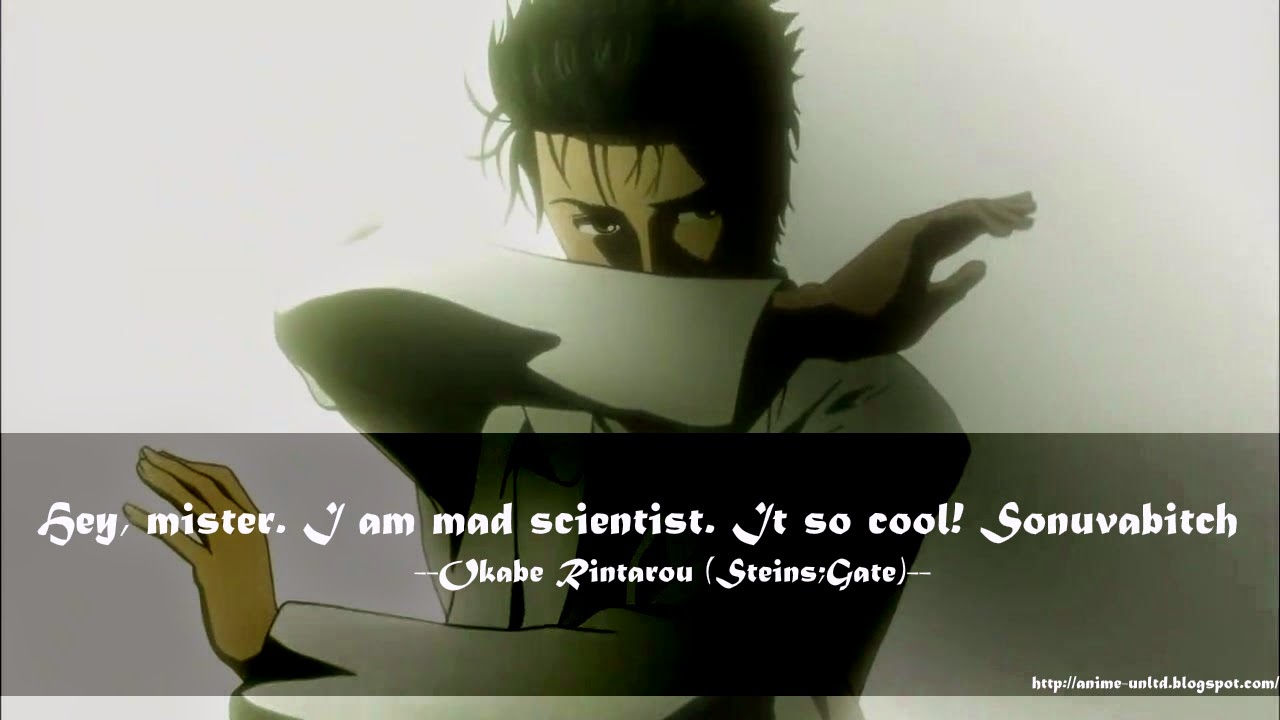 Steins-Gate Quotes.