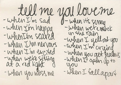 Tell Me You Love Me Quotes Quotesgram