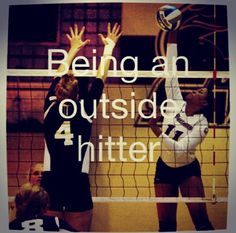 Outside Hitter Volleyball Quotes Inspirational. QuotesGram