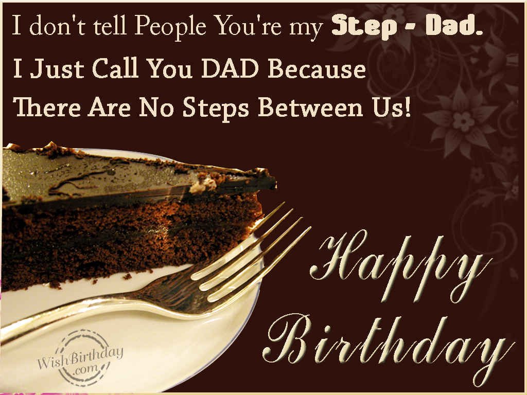 happy birthday step dad quotes