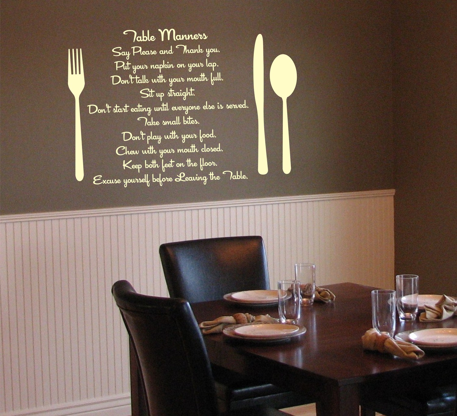 Dining Room Wall Quotes QuotesGram