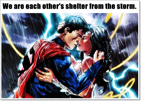 Wonder woman loves superman