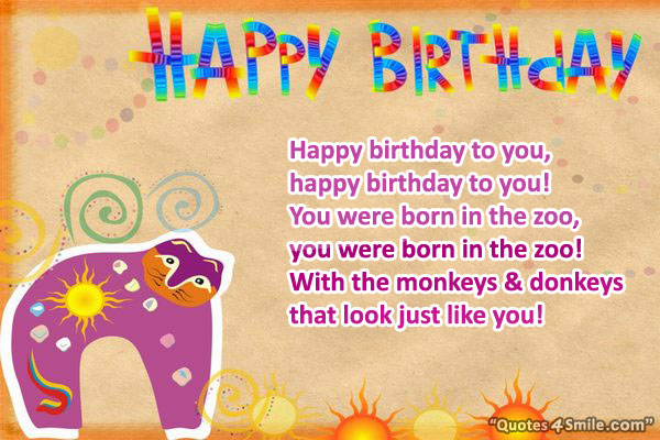 Famous Birthday Quotes Funny. QuotesGram