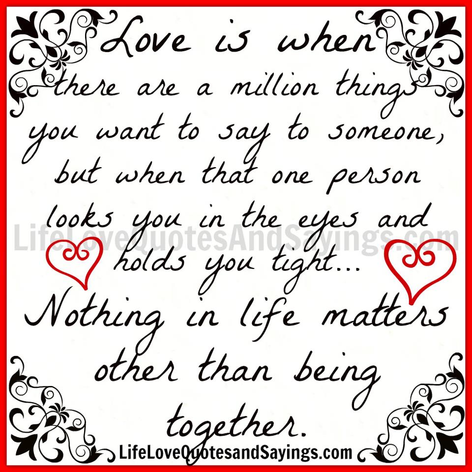 Quotes About Being Together. QuotesGram