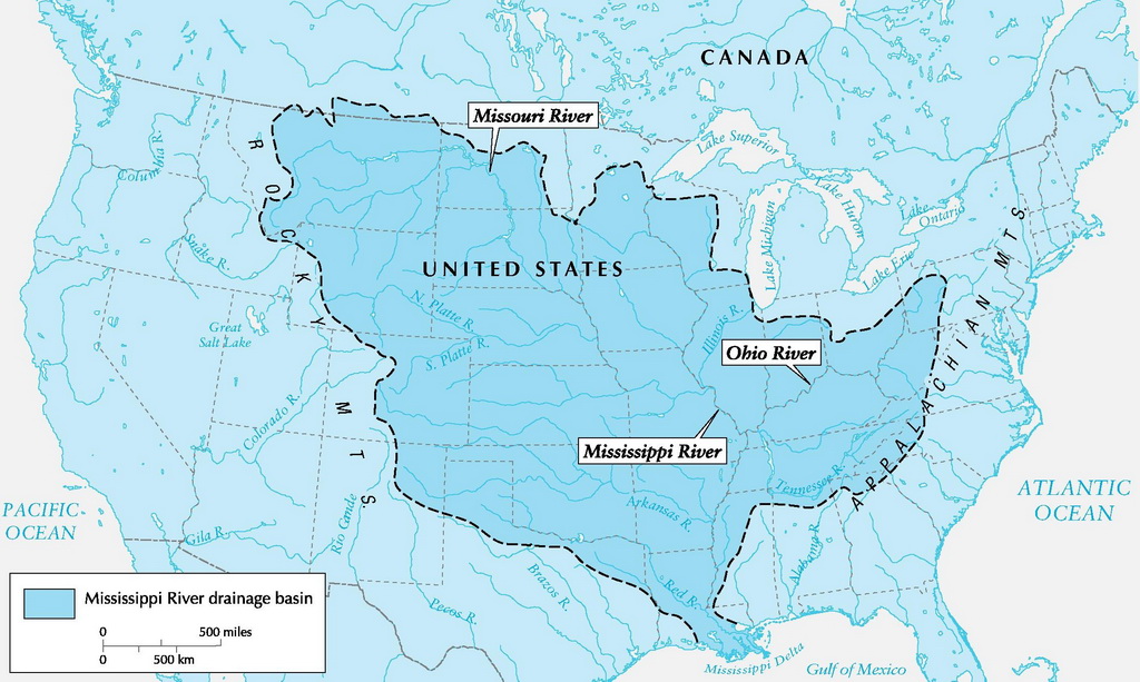Миссури в какой океан