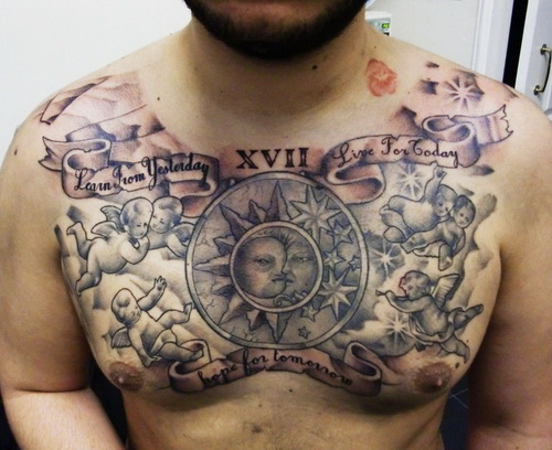 101 Amazing Chest Word Tattoo Ideas That Will Blow Your Mind  Outsons