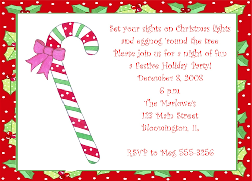 humorous holiday party invitation wording
