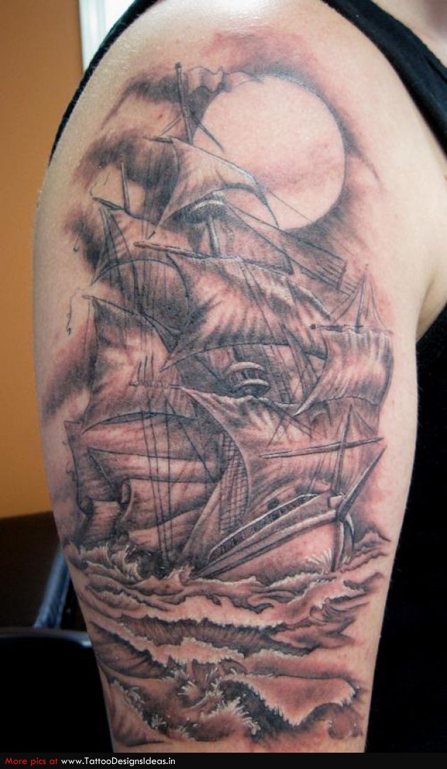 The Meaning Behind Ship Tattoos to Enjoy a Smooth Sailing  TattoosWin