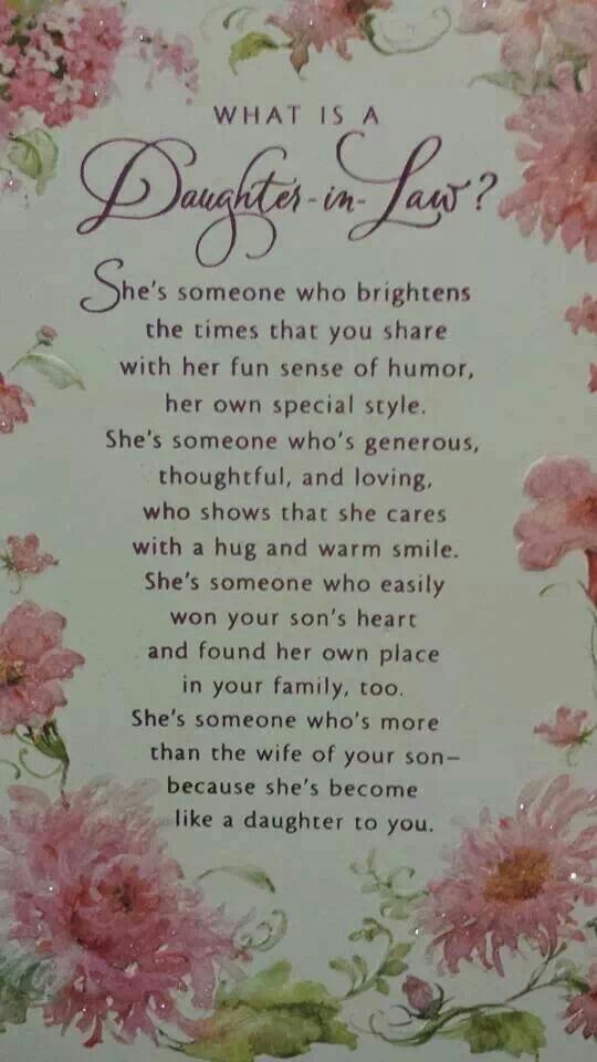 Facebook Quotes For Daughter In Law Quotesgram