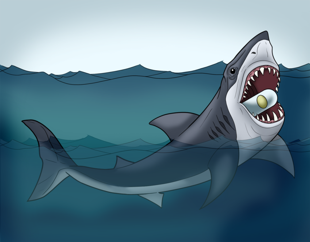 Акула рисунок. Сюжеты про акул