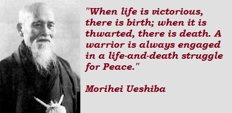 Morihei Ueshiba Quotes. QuotesGram