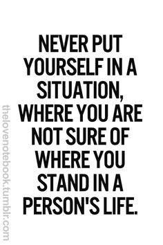 Quotes About Knowing Where You Stand With Someone. Quotesgram