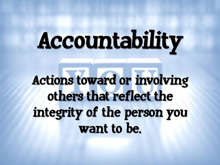 Inspirational Quotes About Accountability. QuotesGram