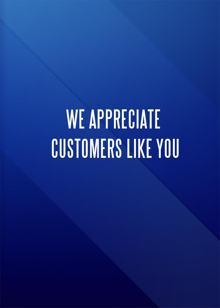 customer appreciation signs