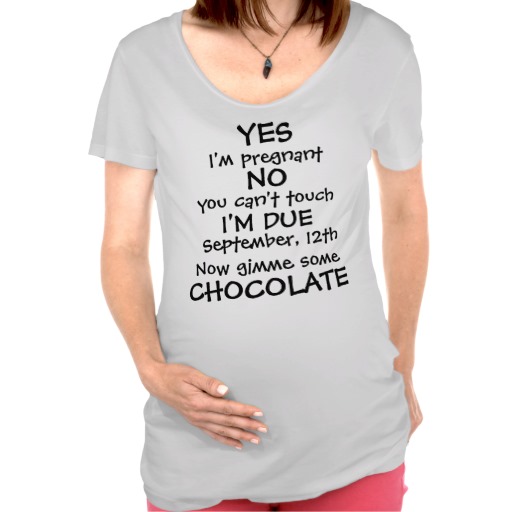 Maternity T shirts Pregnancy Shirts Top Tunic Outfit Don't Touch It Funny Slogan 