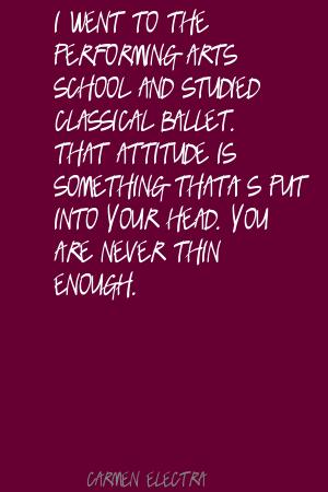 Inspirational Quotes Performing Arts. QuotesGram